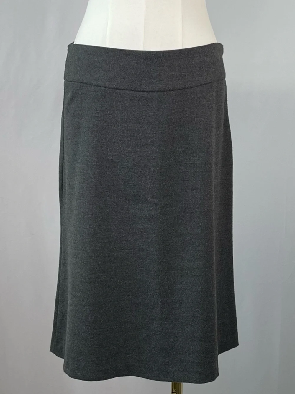 Forever 21 Gray Flare A-Line Skirt Medium